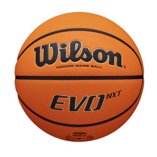 Indoor Basketball - Official NCAA Evo NXT Size 7 Black/Orange 29.5" Game Ball