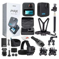 GoPro MAX 360 Action Camera with Accessory Kit - Waterproof 5.6K VR & Vlogging (2025) Bundle