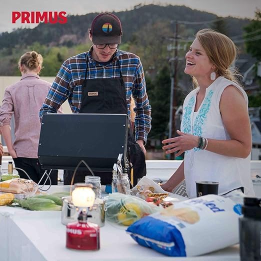 Primus EasyLight Camping Lantern with Piezo Igniter, Adjustable Brightness, Lightweight