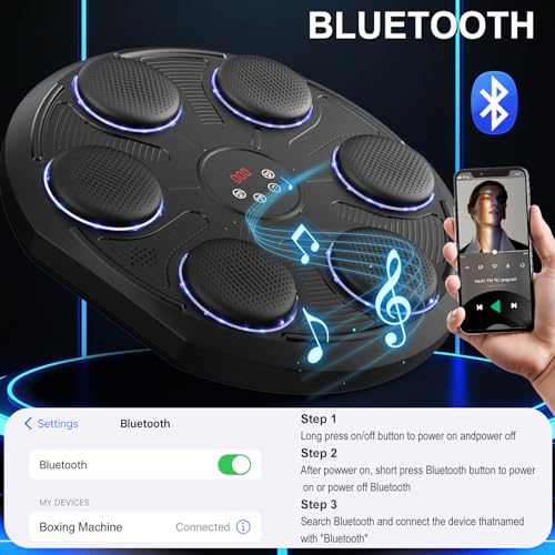 Wall-Mounted Boxing Punching Bag with LED Display & Gloves - Home Gym Fitness Equipment
