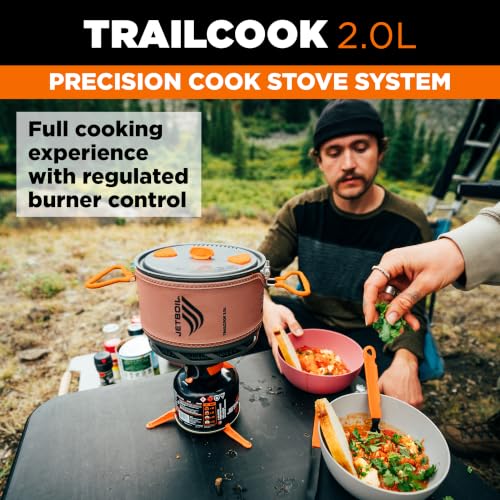 Jetboil TrailCook 2.0L Camping Stove Cooking System - Backpacking & Group Meal Prep