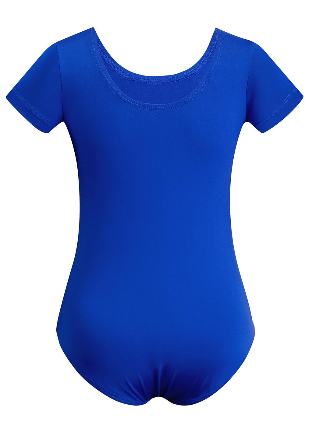 Gymnastics Leotards for Girls Toddler Ballet Dance Tumbling Outfits 5t 6 Kids Short Sleeve Gymnastic Biketard with Shorts Sparkly Dancwear Unitards Clothes Bodysuit (RoyalBlue, 6Y)