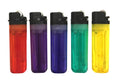 Generic Calico Jeweltones Disposable Lighters, 5 Pack, Translucent Assorted Colors