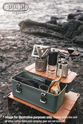 Wooden Table & Hanger Accessories for Stanley 10qt Lunch Box - Camping Gear