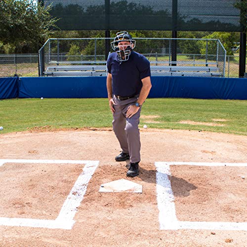 Champion Sports Single Knee Umpire Leg Guards 16.5" Baseball & Softball Protective Gear Pair