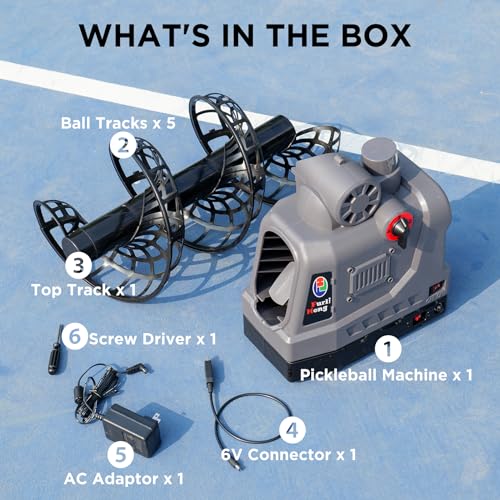 Pickleball Machine for Beginners - Adjustable Ball Launcher & Practice