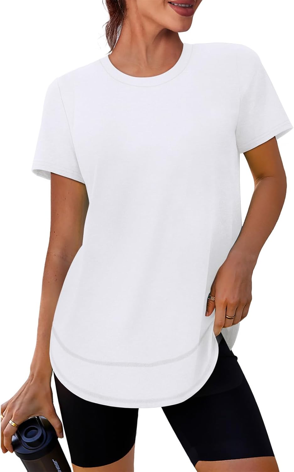 XIEERDUO Women's Workout Tops - Quick Dry Short Sleeve Shirts for Hiking & Running | S-3XL