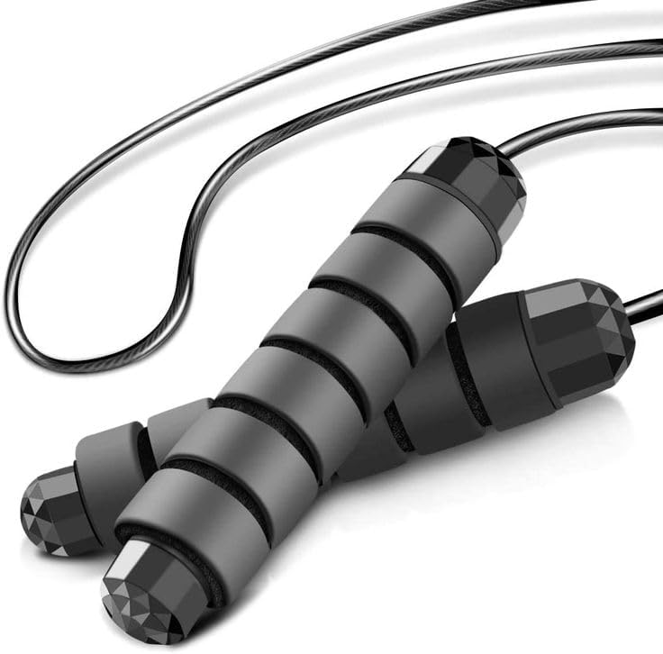 Skiennix Adjustable Jump Rope - Tangle-Free Speed Rope with Ball Bearings for Home Fitness | All Ages