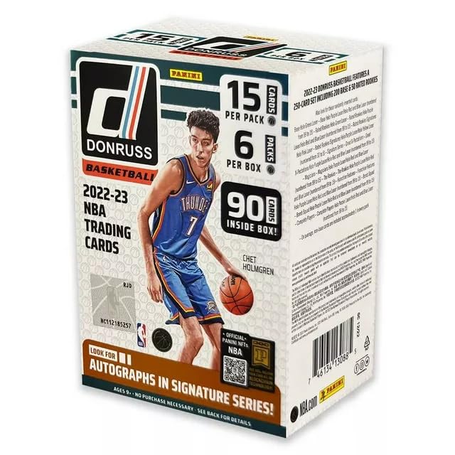 Donruss Basketball Trading Card Blaster Box 2022-23 90 Cards - 6 Pack