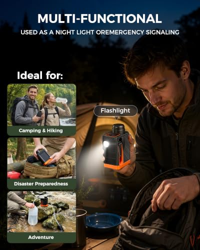 Portable Electric Water Filter Pump for Survival & Emergency Use