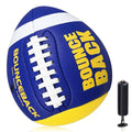 Youth & Official Size Bounceback Football - Pass Catch Training Equipment with Pump