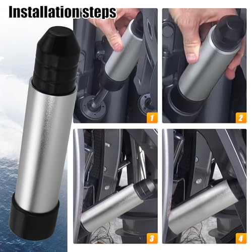2PCS Transom Saver for Outboard Motors - Aluminum Boat Trailer Support (Variation: 2PCS Support Post)
