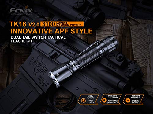 Fenix TK16 V2.0 3100 Lumen Rechargeable Tactical LED Flashlight
