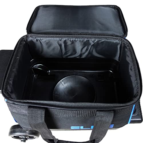 ELITE Basic Single Roller Bowling Ball Bag Aqua Fits Size 10.5 Shoes