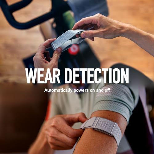 COROS Gray Heart Rate Monitor Armband with Auto-Wear Detection & Bluetooth