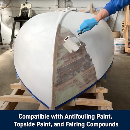 TotalBoat TotalProtect Marine Barrier Coat Epoxy Primer - White Gallon, 128 Fl Oz