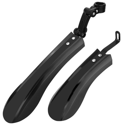 Oumers Bicycle Mudguard, Kid's Adjustable Bicycle Front and Rear Mud Guard, Portable Bike Fenders Cycling Mudguard Easy Install Bike Fenders Cycling Tires Mud Fenders Fit for 16/ 18In