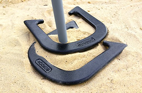 Gordon Professional Pitching Horseshoes - NHPA Sanctioned - Black, Medium Weight - Regulation Size - One Pair