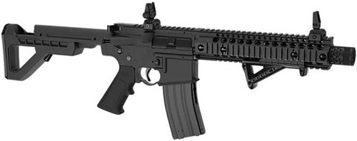 DPMS Full Auto BB Air Gun - CO2-Powered with Dual Action Capability for Enhanced Shooting Experience