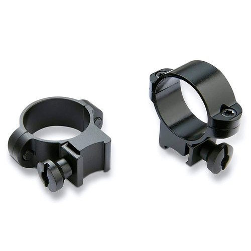 Burris RimFire/Airgun Rings, 1 in, 22 Ring Pair, Groved Receiv., Deluxe Steel, Med.,Mat. Bl.(420069)