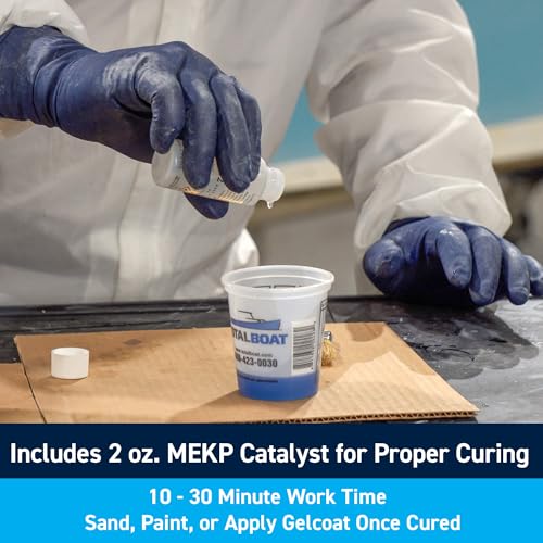 TotalBoat Marine Polyester Finishing Resin - Gallon for Fiberglass & Boat Repairs