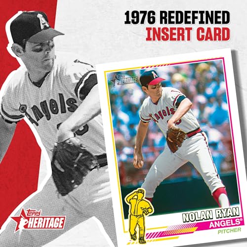 2025 Topps Heritage Baseball Card Mega Box - Collectible Trading Cards Set