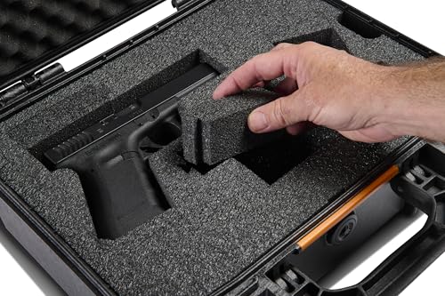 Pistol Foam Case V200 for Black - Rugged Multi-Pistol Storage