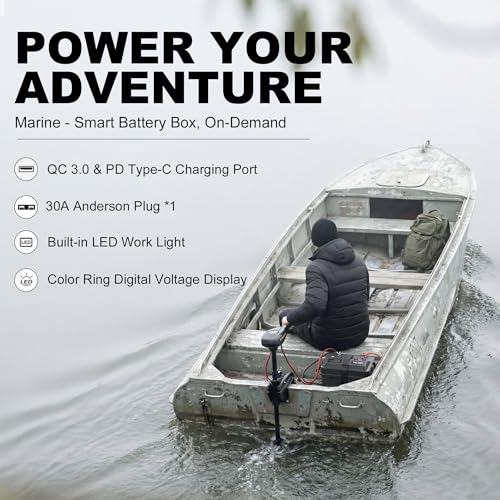 Voltset Smart Battery Box-Pro for Trolling Motors 12V/24V Power Center
