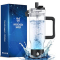 Black Hydrogen Water Bottle 26oz with Detachable Base and Dual Usage