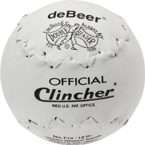 Rawlings 12" DeBeer Clincher Softballs - Durable Recreation Balls, 12 Pack
