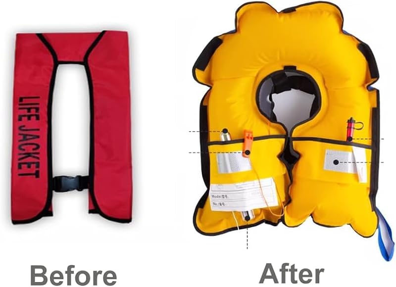2 Pack 33 Gram CO2 Cartridges for Inflatable Life Jackets - Buoyancy Rearming Kit