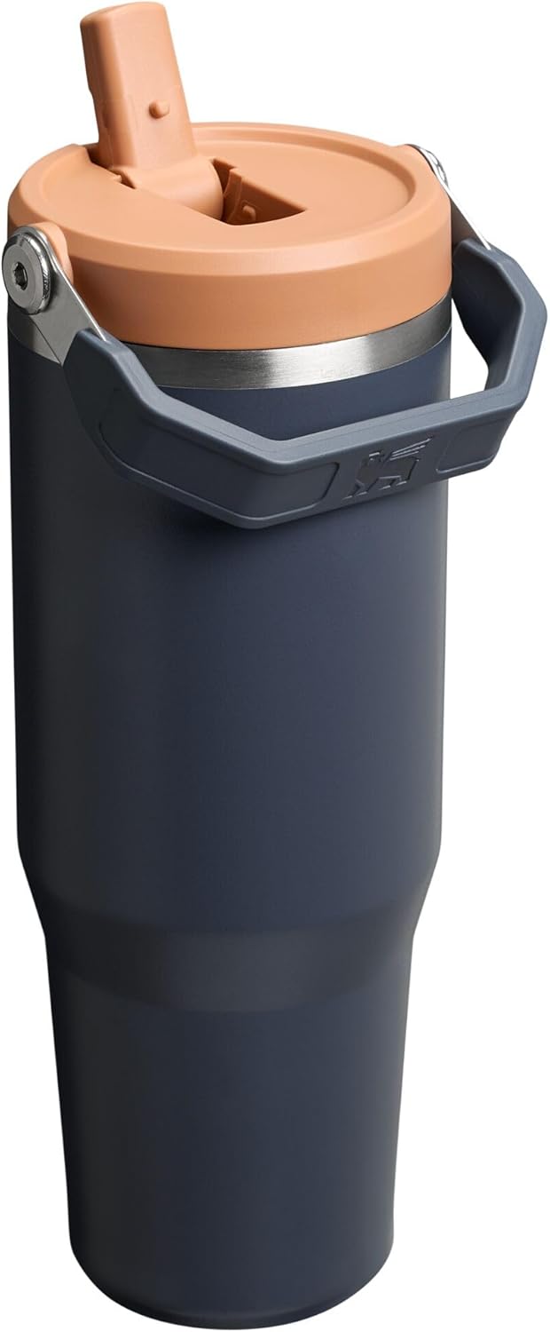 STANLEY IceFlow 2.0 Tumbler - 30 oz Insulated Water Bottle with Flip Straw & Handle | BPA-Free Twilight