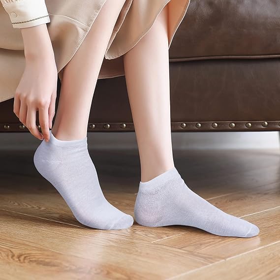 Men Women Unisex 300 Pairs Low Cut Ankle Socks Breathable Casual Athletic Socks Bulk Pack