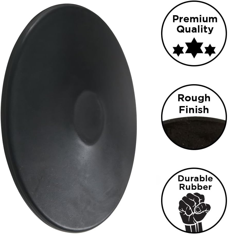 Skiennix Black Rubber Discus - Durable 1 Kilogram for Optimal Practice Performance