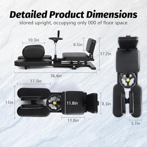Heavy Duty Leg Stretcher Machine for Flexibility Training - 300LBS Capacity