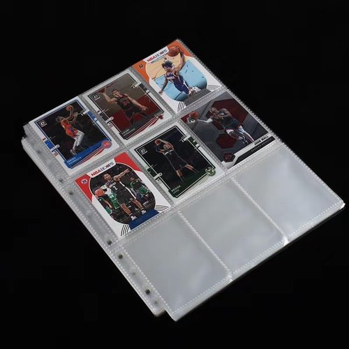 1800 Pockets Card Sleeves by [Brand Name] - Double-Sided Trading Card Pages for 3 Ring Binders | Clear Baseball Card Sleeves