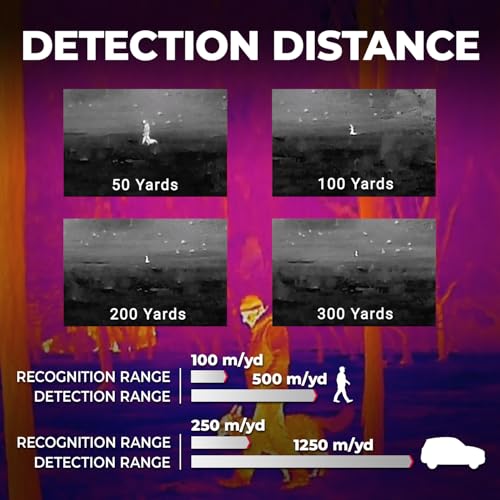 Thermal Imaging Monocular High-Sensitivity for Hunting & Outdoor Use - Variation 10-256
