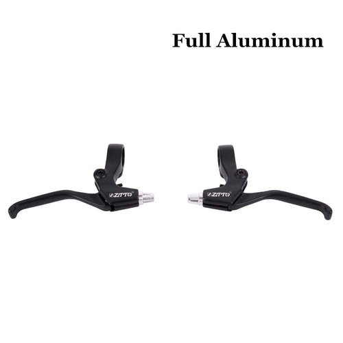 Zsling Aluminum Alloy Bike Brake Levers, 2 pcs, Compatible with Caliper, Side Pull, v-Brake, Disk Brakes, Fit Most Bikes