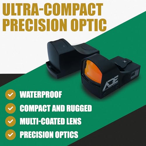for Pistols - Waterproof, Fog-Resistant, 5 MOA, Motion Awake