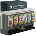 6-Slot Booster Pack Dispenser with Black Acrylic Base for TCG and Sports Cards