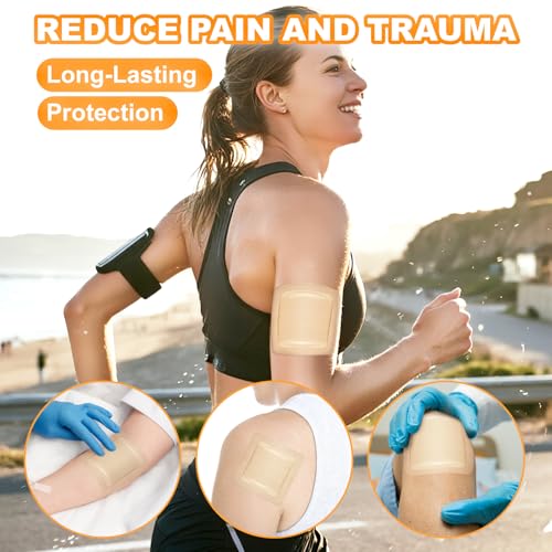 Carbou Silicone Super Absorbent Wound Dressing 5x5 Inches - Pack of 10