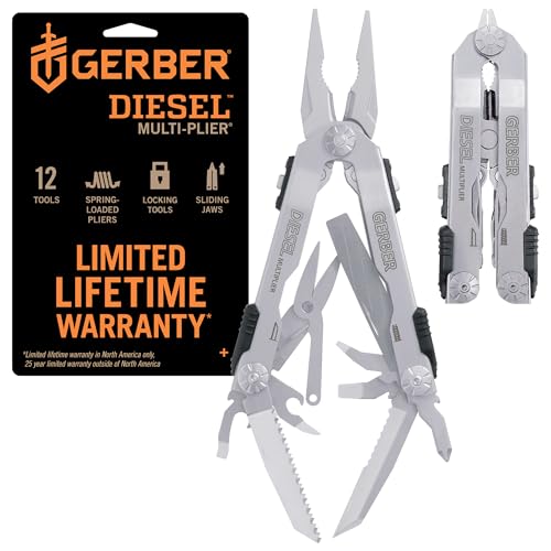 Gerber Diesel Multi-Tool Pliers Stainless Steel Boxed Version - Heavy Duty