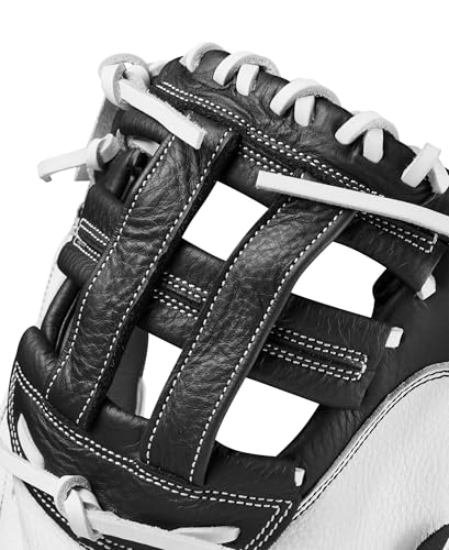 Wilson A700 33-Inch Fastpitch Catcher's Mitt White/Black - Right Hand Throw
