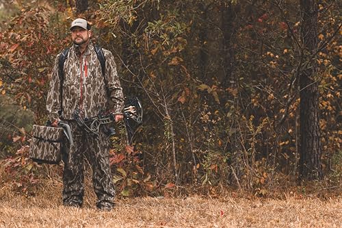 Portable Ground Hunting Chair with Padded Seat & Camo - Summit Captain's Chair
