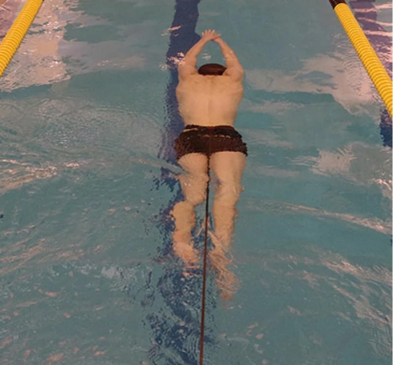 NZ Manufacturing StretchCordz Resistance Swim Belt 5-14 lbs - Long Slider Water Training