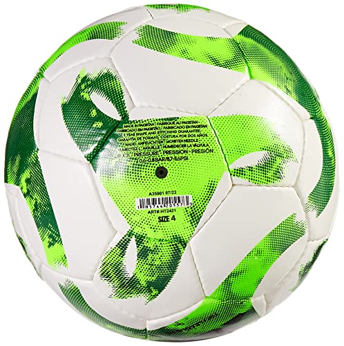 adidas Tiro Soccer Ball Size 5 Indoor/Outdoor Match Ball Green & White