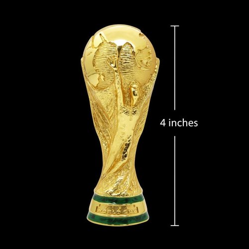 FIFA World Cup 2026 Edition 3D Replica Trophy - Premium Weighted Zinc Alloy - 4 Inch Desk Display