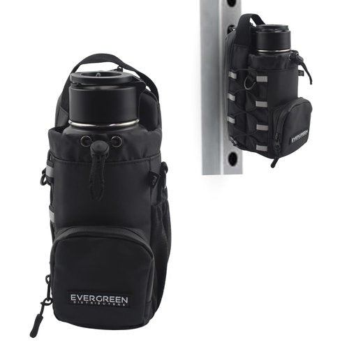 EVERGREEN DISTRIBUTERS Magnetic Gym Bags for Men and Women - Crossbody Water Bottle Carrier Bag with Phone Pocket - Small Gym Bag Perfect for Organizing Gym Accessories