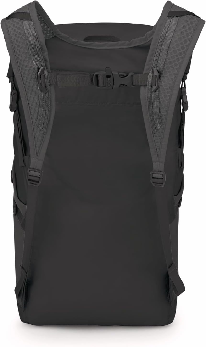 Osprey Ultralight 20L Dry Stuff Pack - Lightweight Waterproof Storage Solution, Black