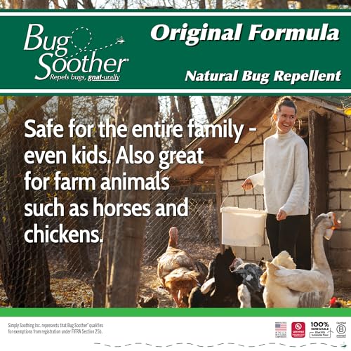 Bug Soother Natural Insect Repellent 128 Fl Oz Gallon - DEET-Free Outdoor Spray
